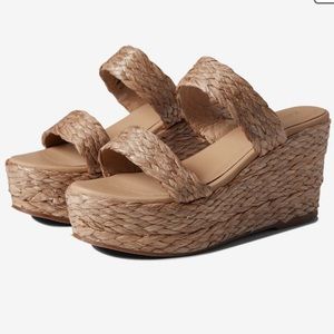 Kaanas Tenerife tuckernuck woven platform sandal